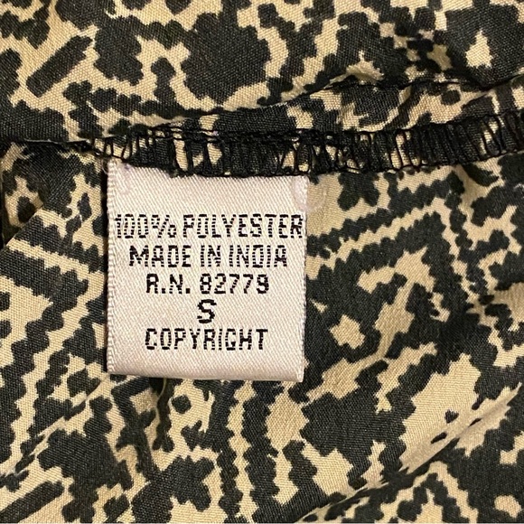 Women’s Size S Boho Peasant Blouse India Mixed Pattern 3/4 Sleeve - Picture 2 of 10